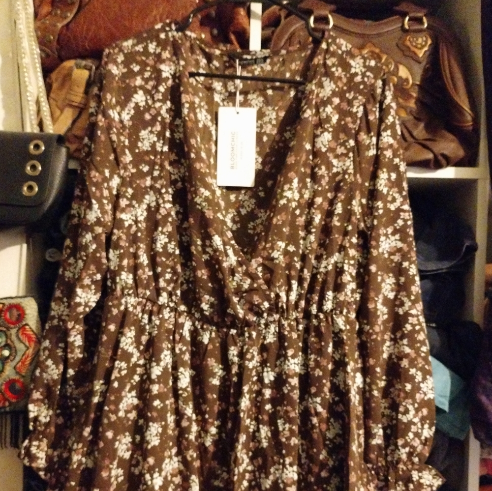 Bloomchic 14-16 NWT Dress long sleeves - Picture 3 of 6